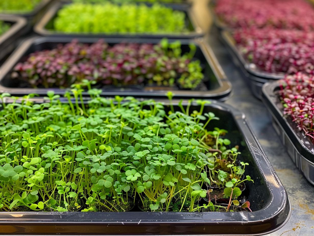 How Does Light Intensity Affect Microgreen Growth?