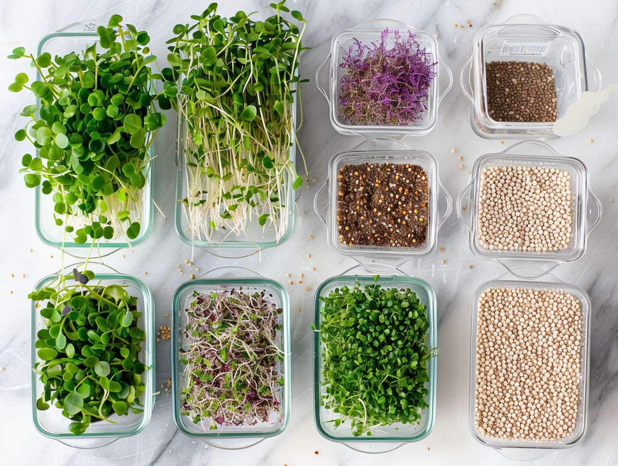 How to Harvest and Store Your Microgreens?