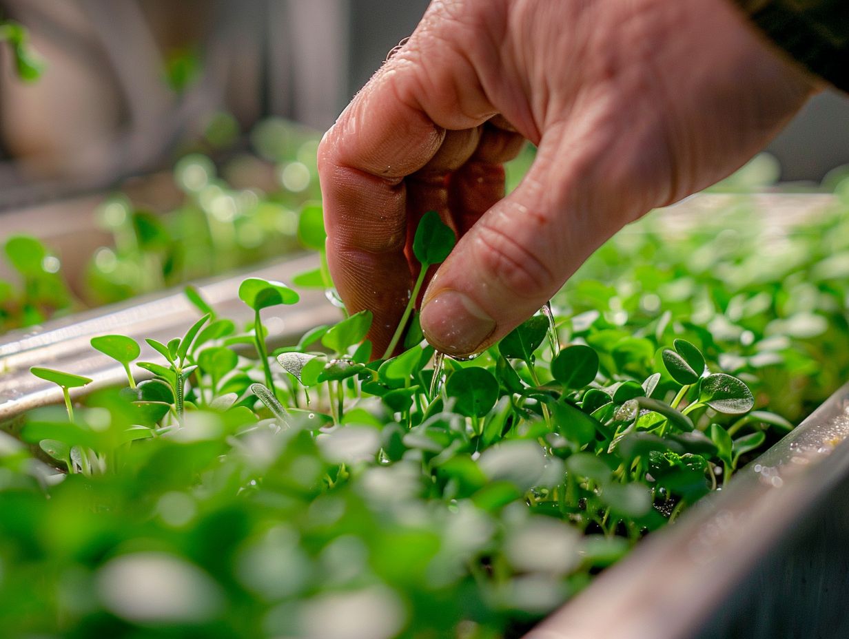 Watering Techniques For Lush Microgreens